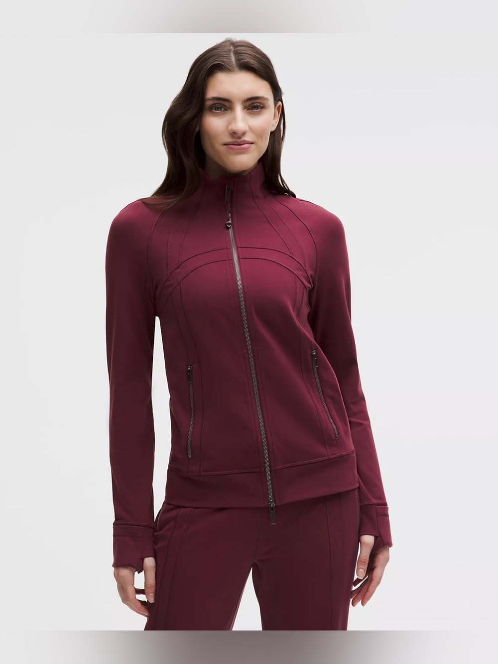 Lululemon Women’s Zip-Up Jacket in Deep Burgundy